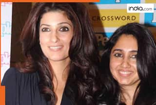 My father is Vinod Khanna and her          Twinkle Khanna    joke during her first meeting with her sister   s husband left Rinke Khanna   ,she said