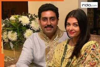 Aishwarya Rai asks for kiss from Abhishek Bachchan in the middle of an interview, left anchor shocked, watch viral video