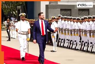 US Vice President J D Vance arrive in Delhi, receives Guard of Honour at Palam airport