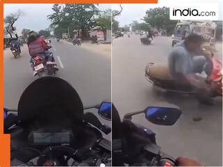 Viral Video: गर्लफ्रेंड को बाइक पर बिठाकर कर सड़क पर हीरो बन रहा था युवक,अचानक हुआ दिल दहला देने वाला हादसा!