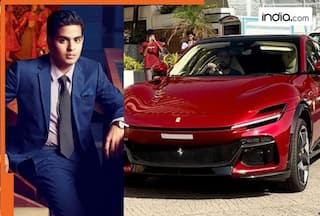 Watch viral video: Mukesh Ambani, Nita Ambani's son Akash Ambani spotted riding ultra-luxurious Ferrari SUV, it is worth Rs..., top speed is...