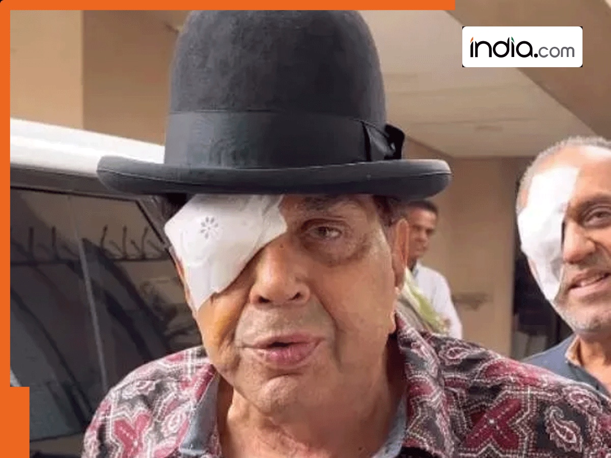 89 साल के धर्मेंद्र की आंख पर पट्टी देख चिंता में पड़े फैंस, अस्पताल से बाहर आकर बोले एक्टर- अभी बहुत ताकत है मुझमें Watch Video