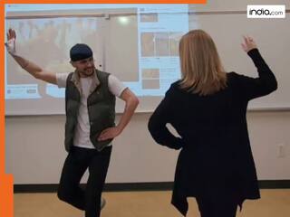 Canadian टीचर ने भारतीय स्टूडेंट के साथ पंजाबी गाने पर लगाए ठुमके, सोशल मीडिया पर खूब वायरल हो रहा वीडियो- देखें