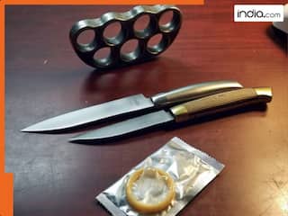 कंडोम, चाकू और मोटी चेन... अचानक हुई बैग की चैकिंग ने उड़ा दिए सभी के होश, 8वीं में पढ़ने वाले बच्चों के पास मिला ये सब