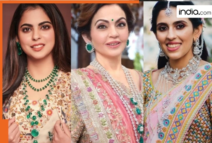 Nita Ambani's Rs 500 crore diamond necklace, Anant Ambani's Rs 67 crore Patek Philippe watch, Isha Ambani's...: Inside Ambani family's luxurious jewellery collection