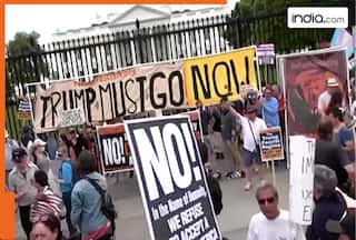 Anti-Trump protesters rally in New York, Washington and..., against his...