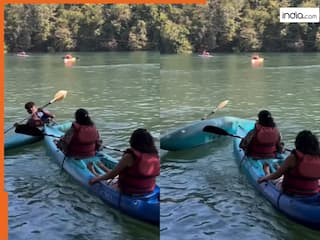 Girl Funny Video: स्कूटी तक तो ठीक था अब झील में ये क्या कर बैठी लड़कियां, देख लिया पेट पकड़कर हंसेंगे  | देखें वीडियो