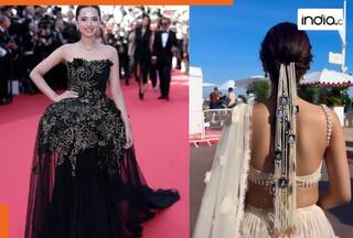 Nitanshi Goel’s tribute to Rekha and Madhubala at Cannes 2025 wins the internet; netizens say, ‘This is homage done right.’