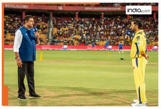 MS Dhoni delivers classic one-liner in response to Ravi Shastri at RCB vs CSK toss