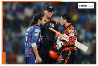 WATCH: LSG spinner Digvesh Rathi gets engage with Abhishek Sharma in a heated spat in IPL 2025