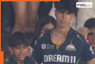 WATCH: Ashish Nehra's son in tears after Gujarat Titans defeat against Mumba Indians in IPL 2025 Eliminator