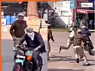 Stunt Ka Video: सड़क पर स्टंट दिखाकर भाग निकला बाइक सवार, चाहकर भी पकड़ ना पाई पुलिस | देखें वीडियो