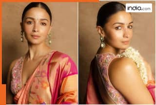 Alia Bhatt slays in a 2000-year-old style Paithani saree, it's handwoven in 75 days by special..., has pearls, crystals and...