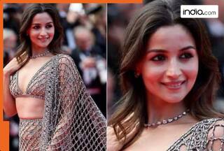 Alia Bhatt dazzles in first ever Gucci Saree at Cannes 2025 closing ceremony, fans say ‘Making India…’ - See pics