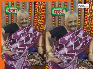 दादी के ठुमकों ने लूटी महफिल, मेंहदी फंक्शन में 'कजरारे कजरारे' गाने पर डांस कर मचाया तहलका!  देखें Viral Video