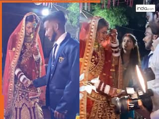Dulha Dulhan Ka Video: स्टेज पर बजा दिया 'मुबारक हो तुमको ये शादी तुम्हारी' सुनते ही रोने लगी दु्ल्हन | देखें वीडियो