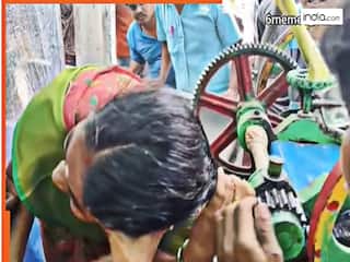 Viral Video Today: गन्ने का जूस पीने जाकर फंस गई महिला, चलती मशीन ने खींच ली चोटी | देखें वीडियो