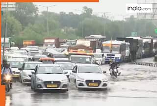 Delhi-NCR lashed by heavy rain, thunderstorm; Delhi airport flights delayed, traffic disrupted