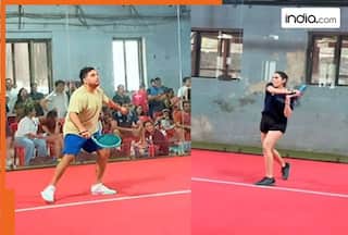 WATCH: Mukesh Ambani, Nita Ambani's bahu Shloka Mehta playing Pickleball with husband Akash Ambani; Video goes viral