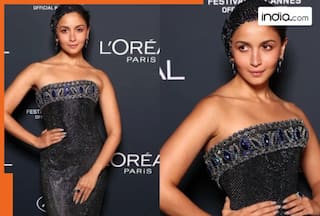 Alia Bhatt gets trolled for her bejewelled bodycon dress on Day 2 at Cannes 2025: 'She needs a...', see viral pics