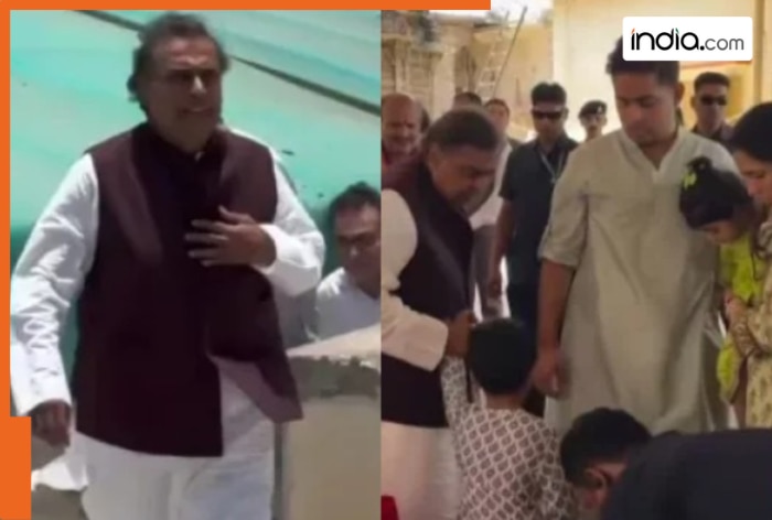 Mukesh Ambani with son Akash Ambani and bahu Shloka Mehta visit Dwarkadhish temple ahead of..., watch viral video