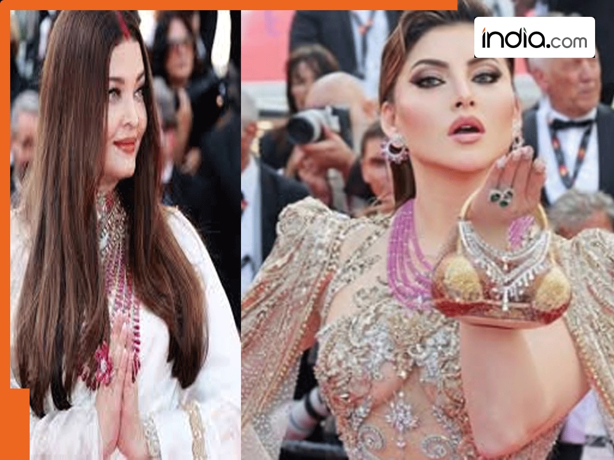 Aishwarya Rai की डुप्लिकेट बनने कान्स गई थीं उर्वशी रौतेला? होटल की सीढ़ियों को घेरकर दिए पोज़...फिर ट्रोलर्स ने...