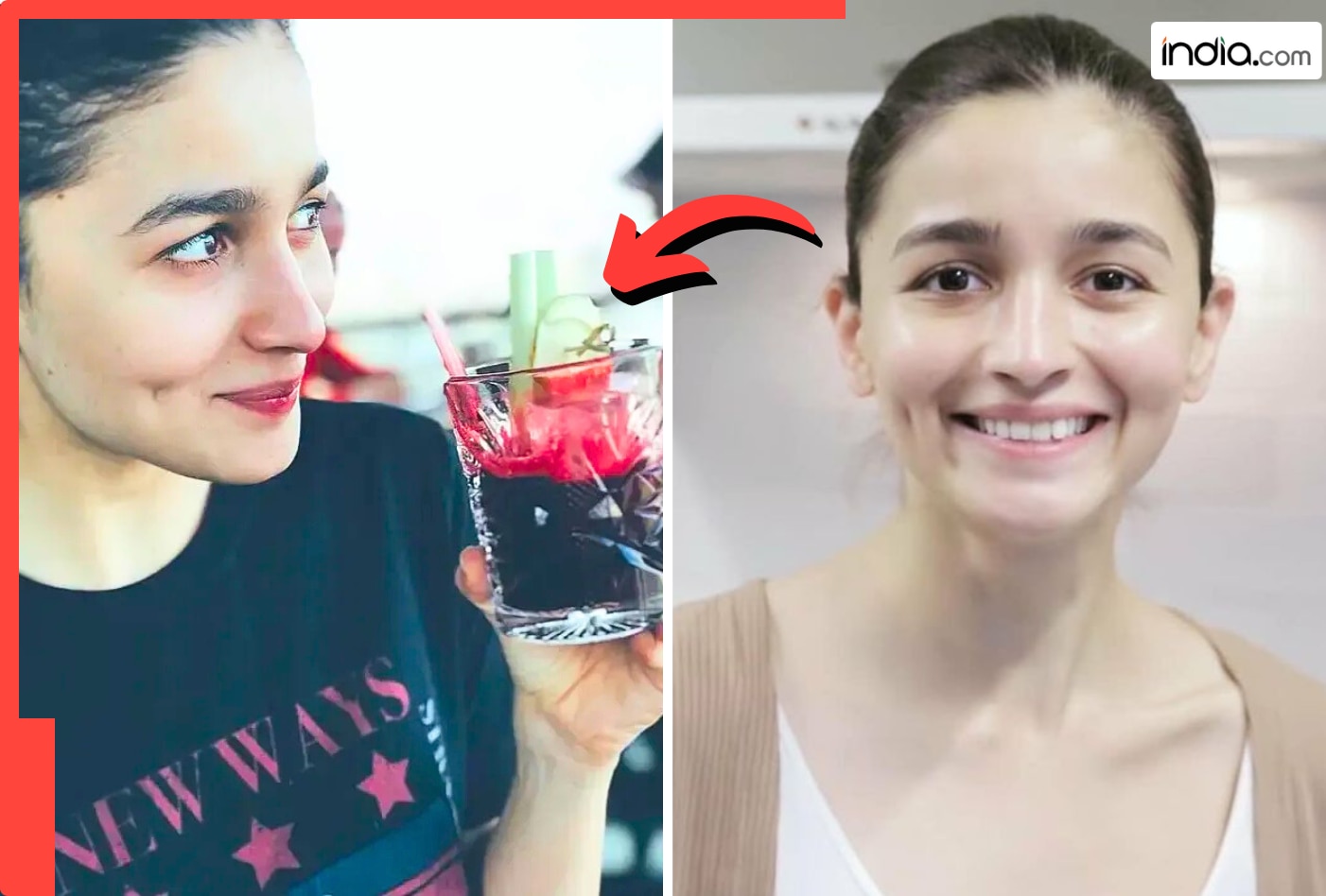 ग्लास स्किन के लिए 'आलिया भट्ट' पीती हैं ये चमत्कारी लाल ड्रिंक....पीते ही शीशे जैसी चमक उठती है स्किन