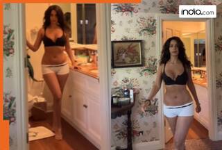 Mallika Sherawat sets internet on fire, flaunts her toned body in bikini at 48 to Bobby Deol's 'Jamal Kudu' song, watch viral video