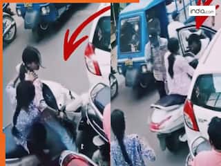 Scooty Girl Ka Video: पहले कार को मारी टक्कर, फिर मदद करने आए बंदे को ही उड़ाने लगी स्कूटी गर्ल | देखें वीडियो