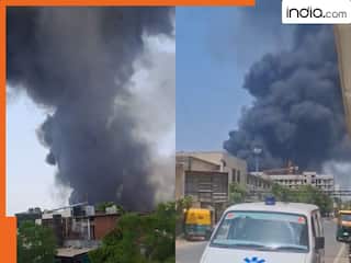 Plane crashed in Ahmedabad: अहमदाबाद में विमान दुर्घटना के खौफनाक वीडियो सामने आए, काले धुएं से भर गया आसामान, देखिए
