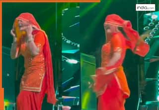Sapna Choudhary Dance Video: सपना चौधरी ने घूंघट डांस में किया ऐसा इशारा, देखते ही चित हो गए फैन्स | देखें वीडियो