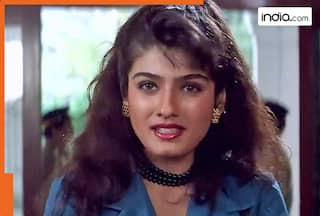 Before becoming an actress, Raveena Tandon used to work as..., her life changed after her boss asked her to...