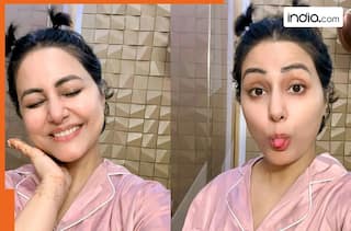 Hina Khan can't keep calm as she celebrates making pigtails after a year of hair growth, see cute post
