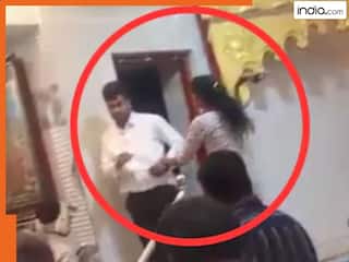 कर्नाटक में हाईवोल्टेज ड्रामा: पत्नी ने रंगे हाथों पकड़ा बेवफा पति, मंडप में ही जड़ दिया तमाचा, चप्पल से पीटा