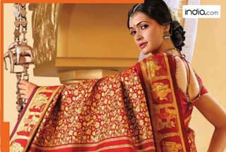 World's most expensive saree took 1.5 years to make, it is adorned with gold, diamonds and rubies, has a connection with Raja Ravi Varma, it is worth Rs...