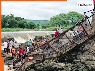 महाराष्ट्र में दर्दनाक हादसा: पुणे में इंद्रायणी नदी पर बना पुल टूटा, 20 से ज्यादा लोगों के बह जाने की आशंका...पांच शव निकाले गए