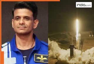 Indian Astronaut Shubhanshu Shukla heads to space on Falcon 9, the SpaceX rocket is designed by…, set to reach orbit at…
