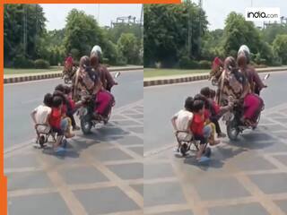 Viral Video Today: बाइक पर महिलाएं और ट्रॉली में बच्चे, पाकिस्तान में दिखी अनोखी टेक्नोलॉजिया | देखें वीडियो
