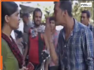 Chor Ka Video: शातिर चोर निकले सड़क पर लड़ रहे 'पति-पत्नी', चालाकी से उड़ा ले गए बाइक | देखें वीडियो