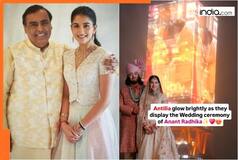 Mukesh Ambani and Nita Ambani's Antilia lit up on Anant Ambani and Radhika Merchant's first wedding anniversary; watch viral video