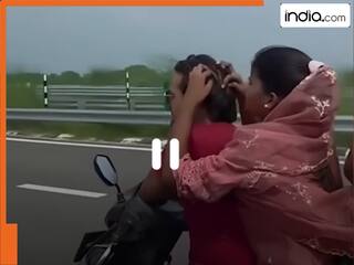 हाइवे पर किया खाली समय का सही इस्तेमाल, बालों से निकाल डाले जुएं, Video Viral