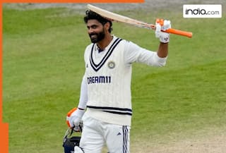 WATCH: Ravindra Jadeja celebrates his century with Allu Arjun's 'Pushpa' move, fans say 'jhukega nahi...'
