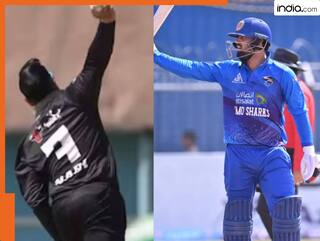 क्रिकेट के मैदान में दिखी अनोखी टक्कर, बेटे ने बाप की गेंद पर जड़ दिया तूफानी छक्का, VIDEO वायरल