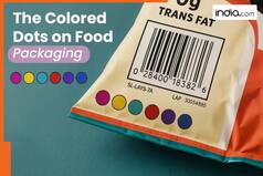 What are red, green, blue, yellow and black colour dots on food packets? How are they related to your health?