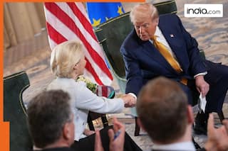 Donald Trump closes 'biggest ever' trade deal with European Union; to impose tariff of..., sell weapons to...