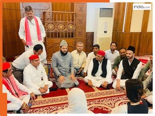 सपा सांसदों की मस्जिद में बैठक पर BJP ने उठाए सवाल, पार्टी दफ्तर समझा है क्या?