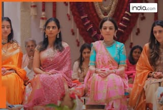 Video of Isha Ambani, Radhika Merchant doing Puja at Nita Ambani's store opening goes viral, watch