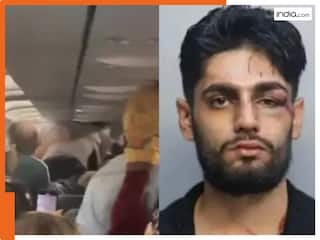 फ्लाइट में साथी यात्री के साथ की मारपीट, दबाया गला.., अमेरिकी एयरपोर्ट पर भारतीय मूल का शख्स गिरफ्तार
