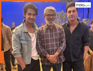 Ramayana BTS pic: Ravie Dubey poses with Ranbir Kapoor and Nitesh Tiwari on the sets, 'In the company of legends...'