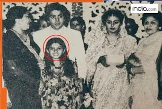 This litter girl in the picture had a crush on Rishi Kapoor, attended his wedding with Neetu Singh, is now a huge star, name is...